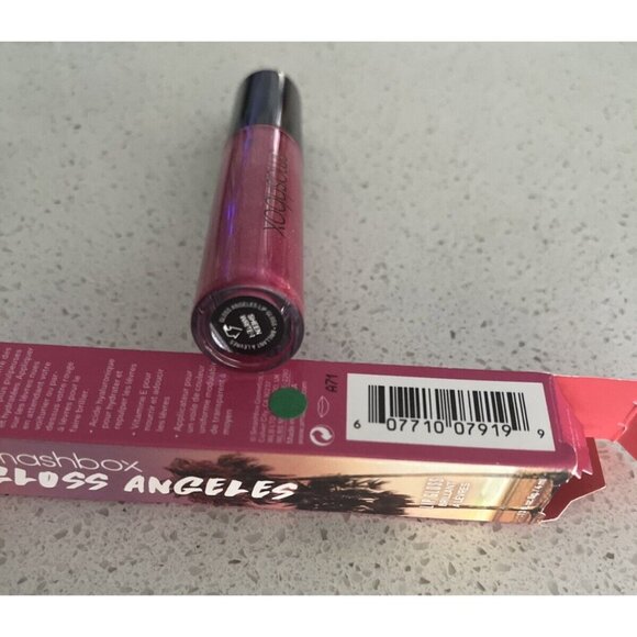 Smashbox Gloss Angeles Lip Gloss Sheen Writer New in Box Pink Sparkle Shiny - Picture 5 of 5